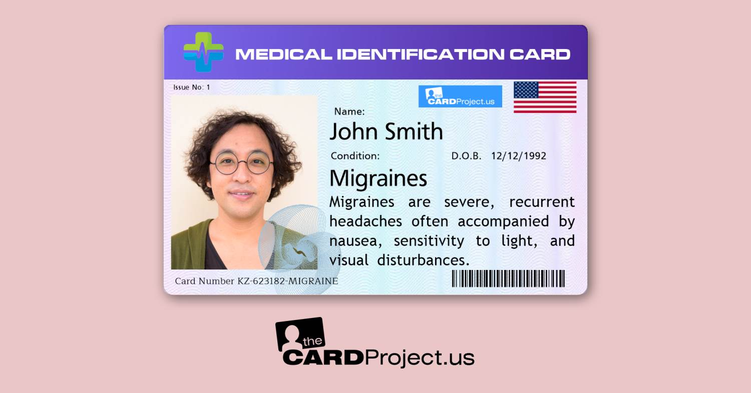 Migraine Premium Medical Card (FRONT)